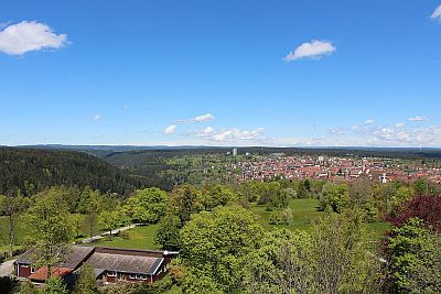 Freudenstadt im Schwarzwald - Aussicht vom Friedrichsturm